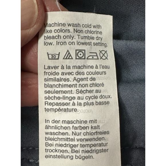 J. Crew Flex Straight Chino Pants Men's 34x30 Blue Flat Front Slash Pocket - Picture 16 of 16